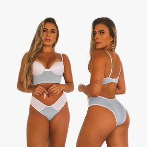 Conjunto Malha Brilhosa